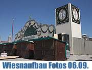 Wiesnaufbau Fotos 6.9.2010 (©Fotos: Martin Schmitz)